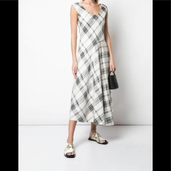 Theory Dresses & Skirts - Theory Plaid Tango Dress